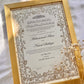 Personalised Luxury Nikkah Certificate - Farah (Bronze)