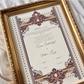 Personalised Luxury Nikkah Certificate - Sukoon (Maroon)