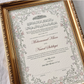 Personalised Luxury Nikkah Certificate - Farah (Pastel)