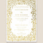 Wedding Invitation - Farah (Foiled)