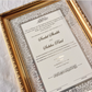 Personalised Luxury Nikkah Certificate - Muna (Foiled)