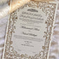 Personalised Luxury Nikkah Certificate - Farah (Bronze)
