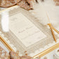 Personalised Luxury Nikkah Certificate - Afreen Gold