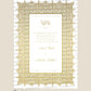 Personalised Luxury Nikkah Certificate - Afreen (Foiled)