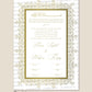 Personalised Luxury Nikkah Certificate - Aizaz (Foiled)