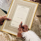 Personalised Luxury Nikkah Certificate - Juman
