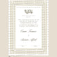 Personalised Luxury Nikkah Certificate - Baleeqh