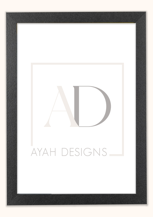Premium Quality Frame - Black A1