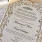 Personalised Luxury Nikkah Certificate - Farah (Bronze)