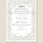 Personalised Luxury Nikkah Certificate - Farah (Pastel)