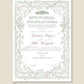 Personalised Luxury Nikkah Certificate - Farah (Pastel)