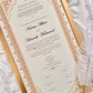 Personalised Luxury Large Nikkah Certificate - Mira (Gold)