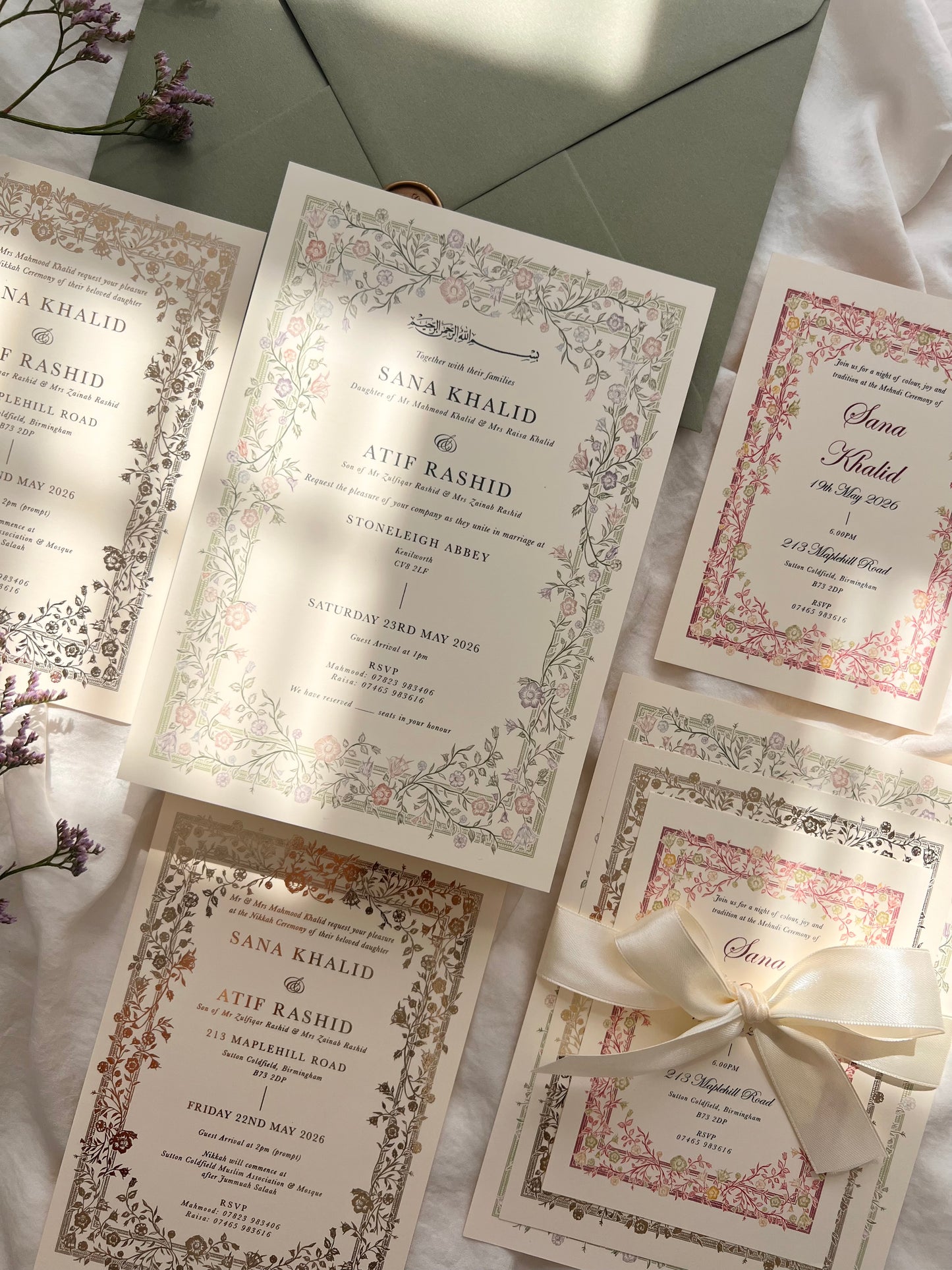 Wedding Invitation - Farah
