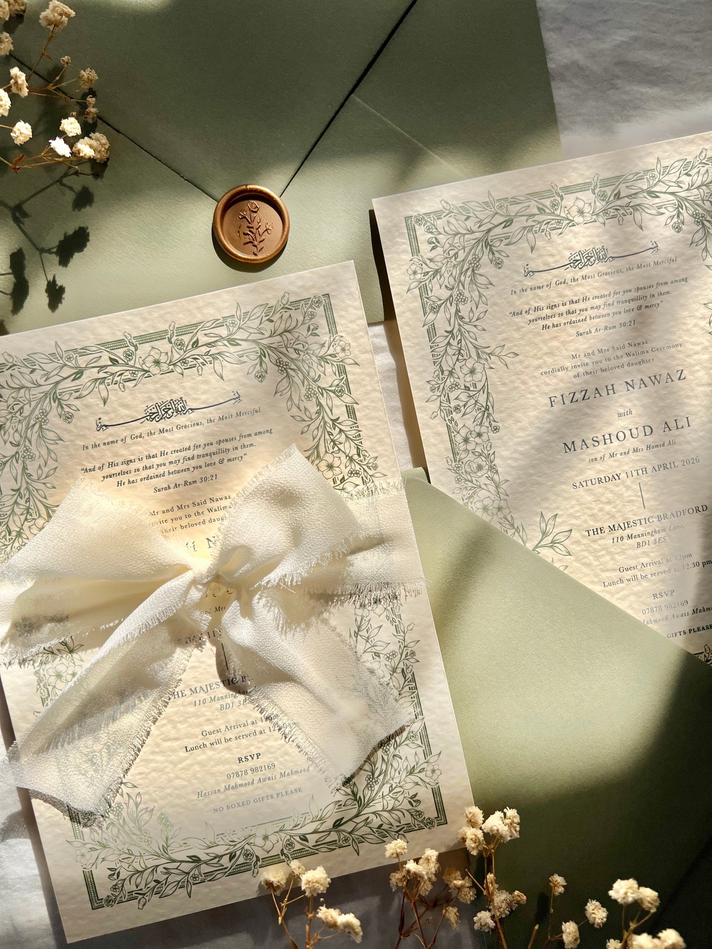 Wedding Invitation - Yasmeen