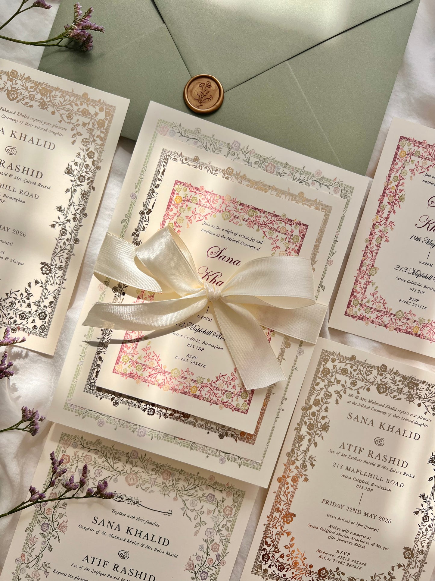 Wedding Invitation - Farah