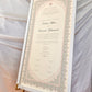 Personalised Luxury Large Nikkah Certificate - Mira (Pastel)