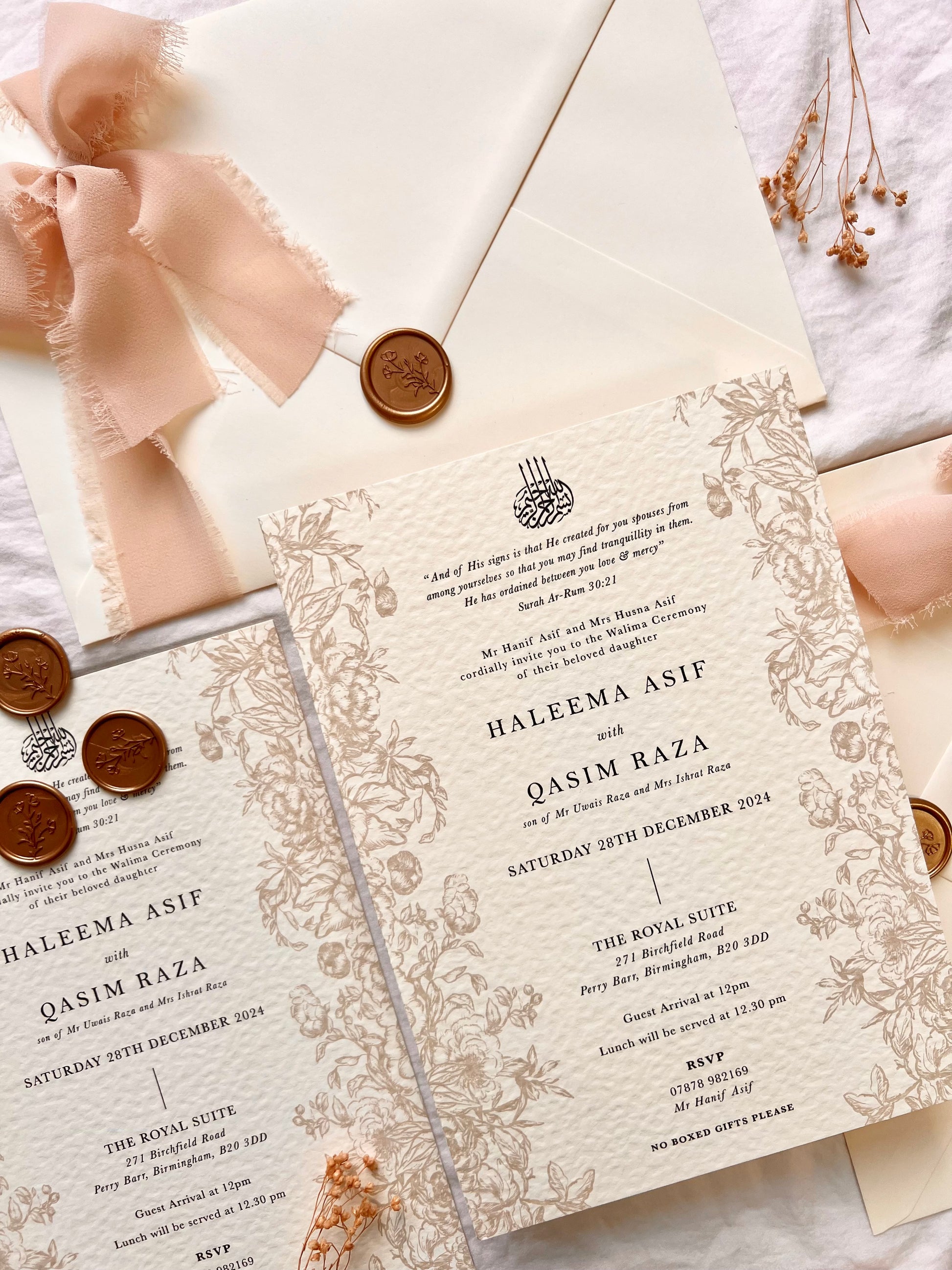 Islamic wedding card design, traditional Islamic wedding invitation cards, custom Muslim wedding invitations, elegant nikkah ceremony invites, luxury Islamic wedding invitation, Arabic wedding invitation cards, Urdu wedding invitation cards
