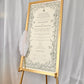Personalised Luxury Large Nikkah Certificate - Farah (Sage)