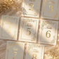 Table Numbers - Hannah
