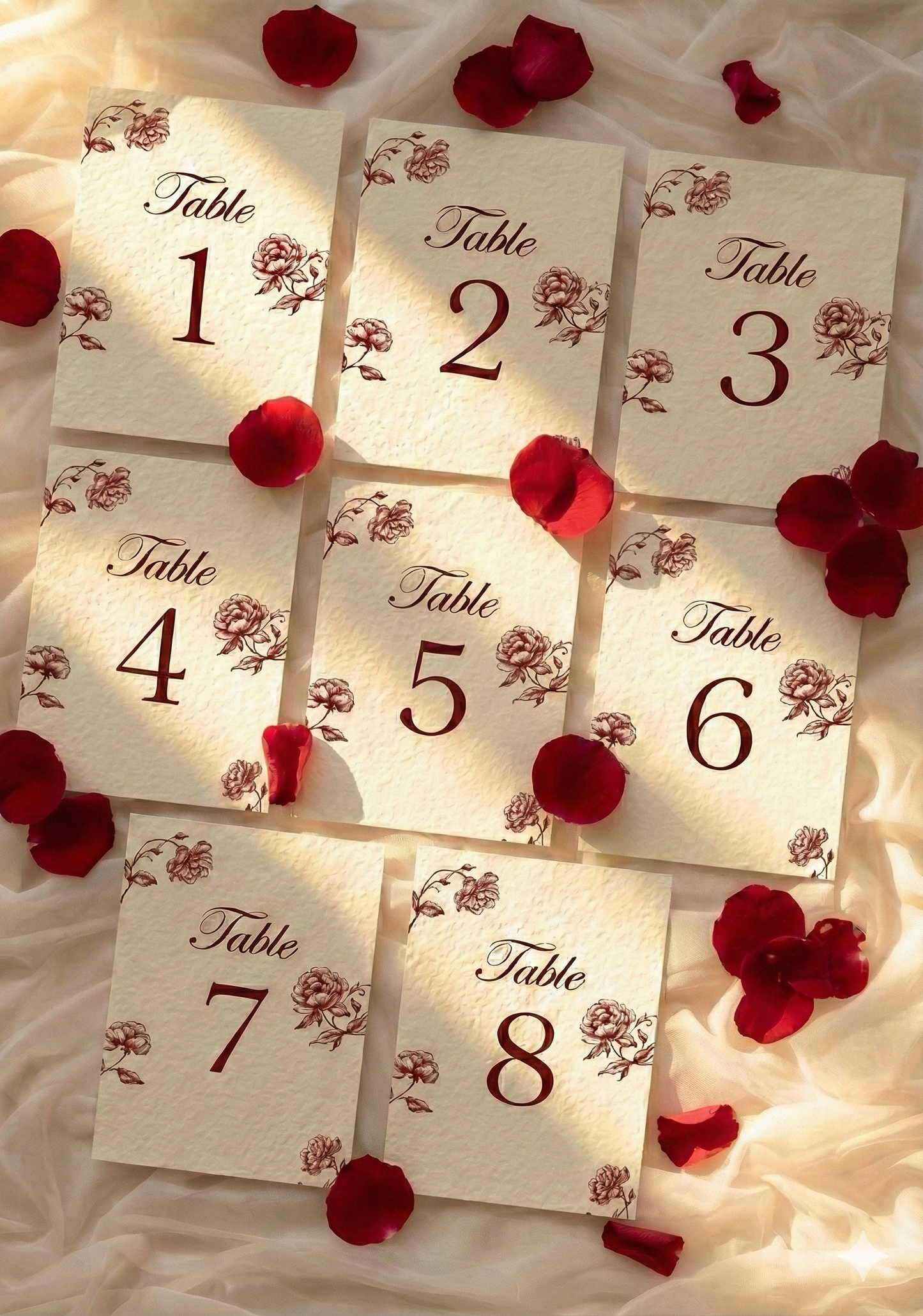 Table Numbers - Ria