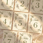 Table Numbers - Sarah