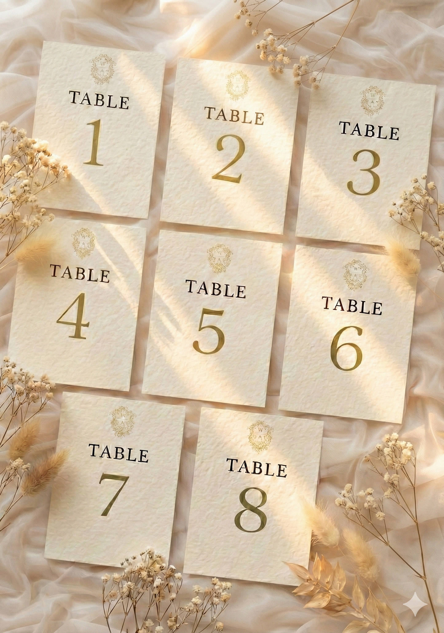 Table Numbers - Rani