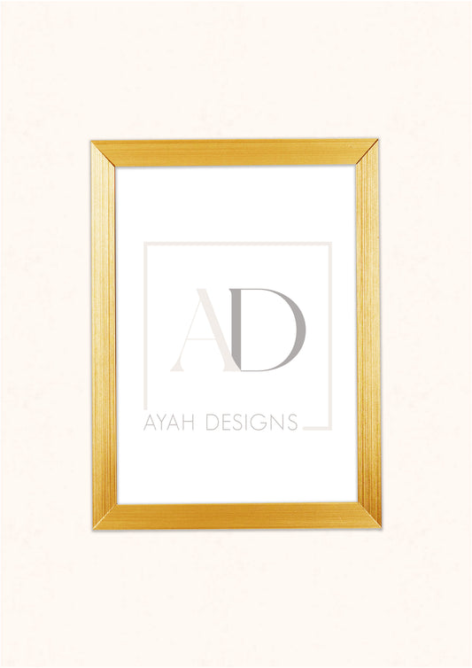 Premium Quality Frame - Gold A3