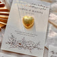 In Lieu of Favours, Chocolate Favours, Charity Wedding Favours, Wedding favor, Nikkah Favors, Katb Kitab Favour, Engagement Gold Chocolate, Chocolate Gift, Pretty Wedding Favor, Islamic wedding favours , Muslim wedding favours , Gold Foiled Chocolate Hearts Token Favours on Premium Textured Card, 25x Personalised chocolate wedding Favours, Walima Favours, Mendhi Favours, Eid Favours, Umrah, Nikkah Favours