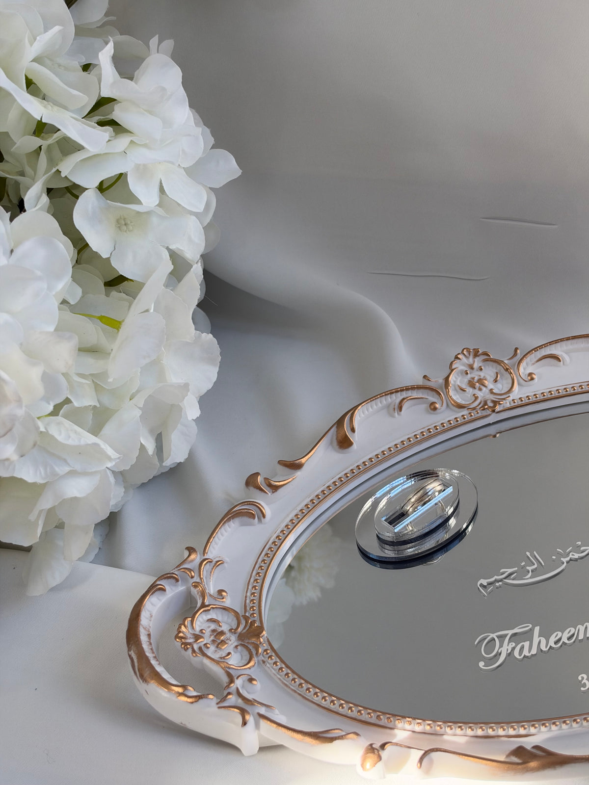 White Ring Tray