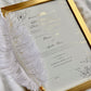 Personalised Luxury Nikkah Certificate - Azhar (Foiled)