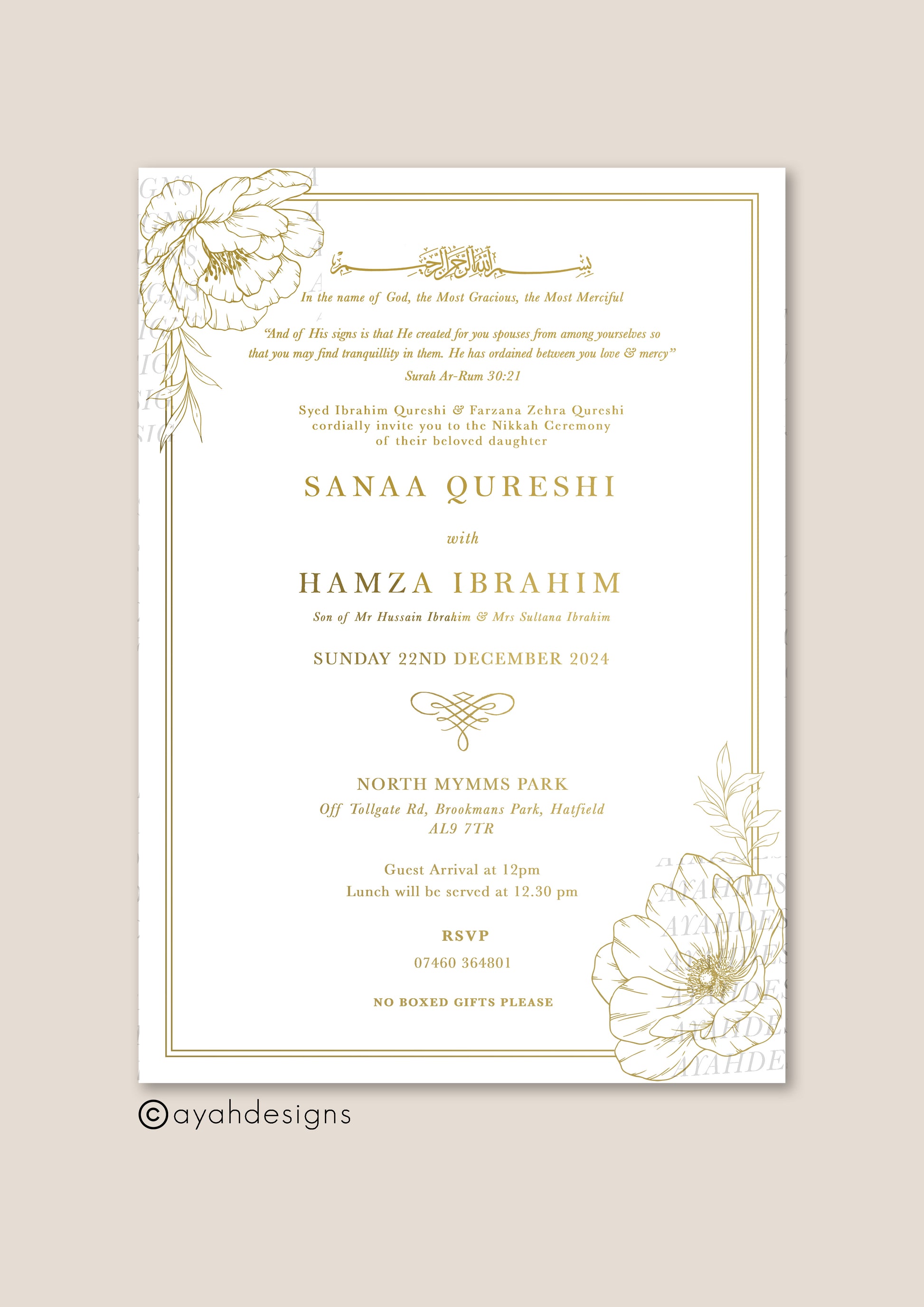 wedding invitation, wedding cards, wedding stationary, save the date cards, marriage invitation design, wedding stationery, Islamic wedding invitation, Walima invitation designs, gold invitation, rose gold invite, customise wedding invite