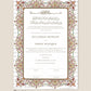 Personalised Luxury Nikkah Certificate - Sultan