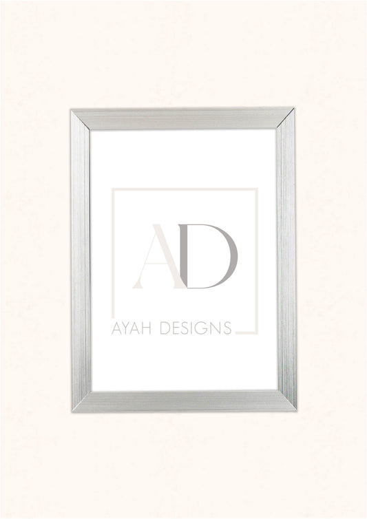Premium Quality Frame - Silver A3