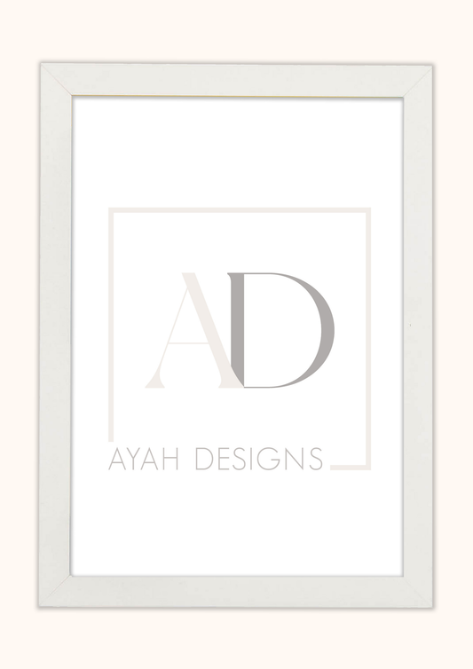 Premium Quality Frame - White A2