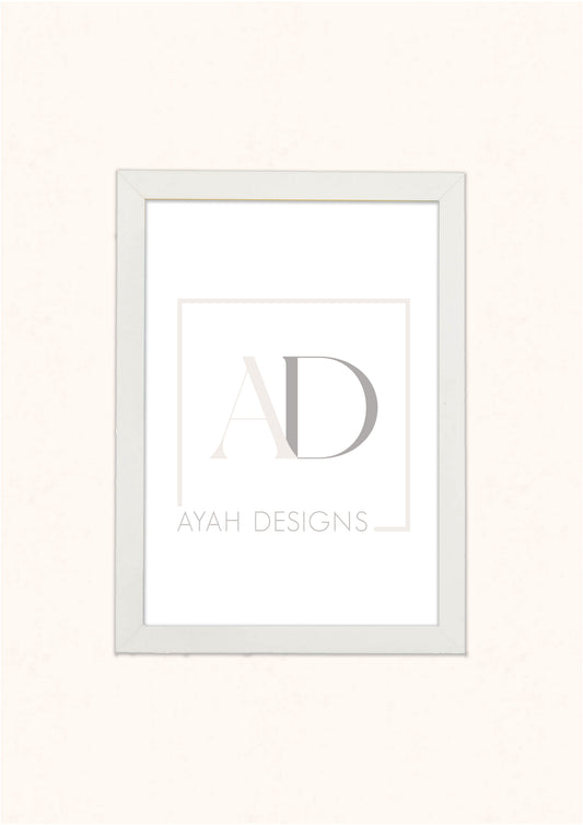 Premium Quality Frame - White A3