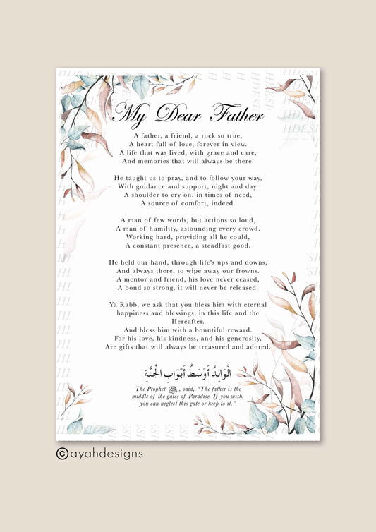 Father Dua - Foliage Design