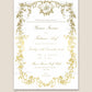 Invitation Insert (5 x 7") - Hayat (Foiled)