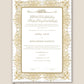 Personalised Luxury Nikkah Certificate - Sultan (Gold)