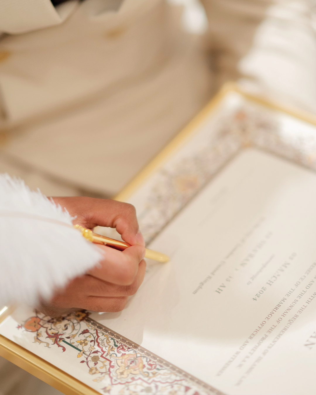 Personalised Luxury Nikkah Certificate - Sultan