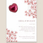 Wedding Favour - Maya (Burgundy)