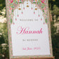 Mehndi Welcome Sign - Jamila