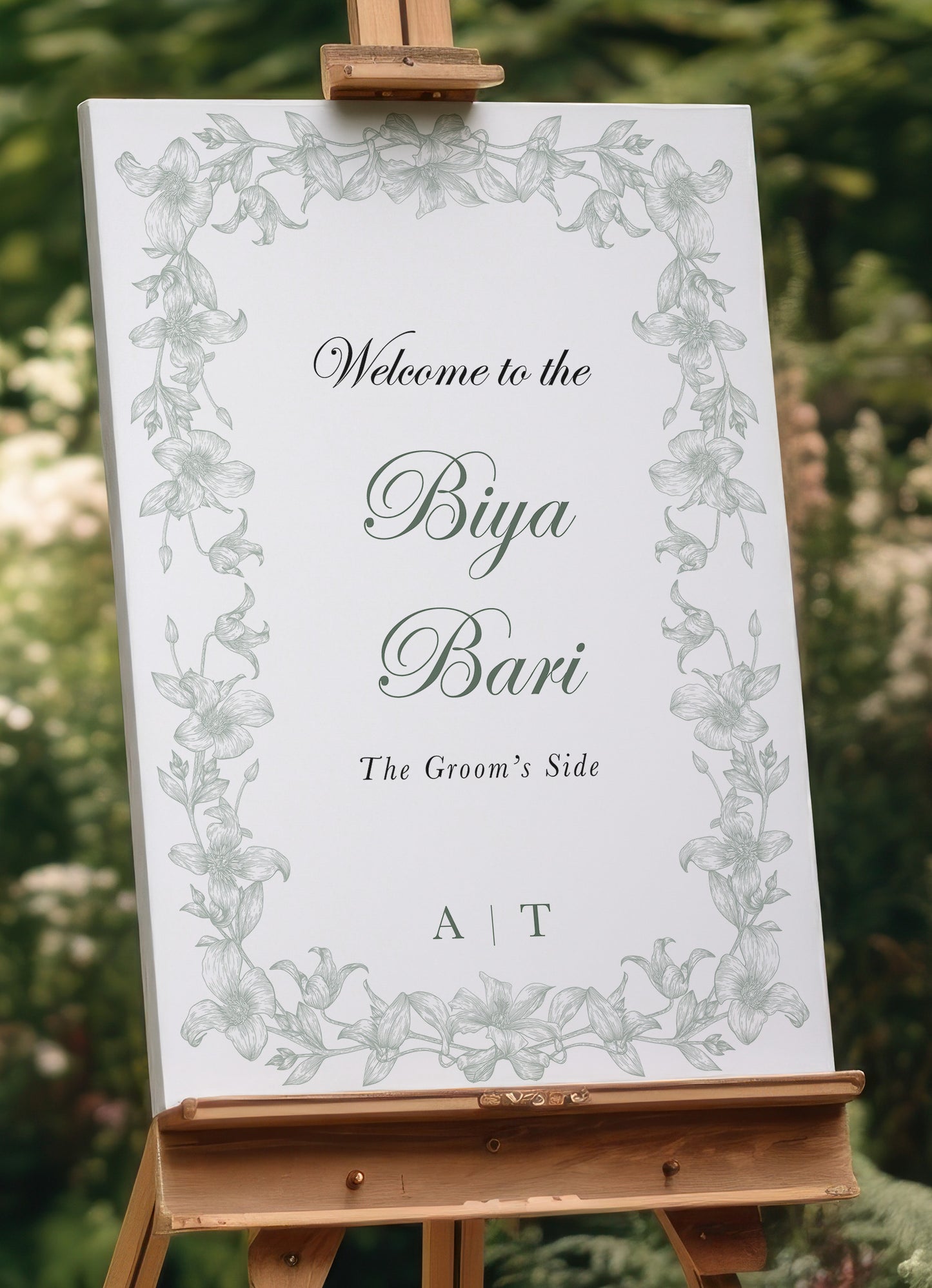 Biya Bari Welcome Sign - Hanifa