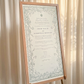 Personalised Luxury Large Nikkah Certificate - Farah (Sage)