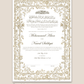 Personalised Luxury Nikkah Certificate - Farah (Bronze)