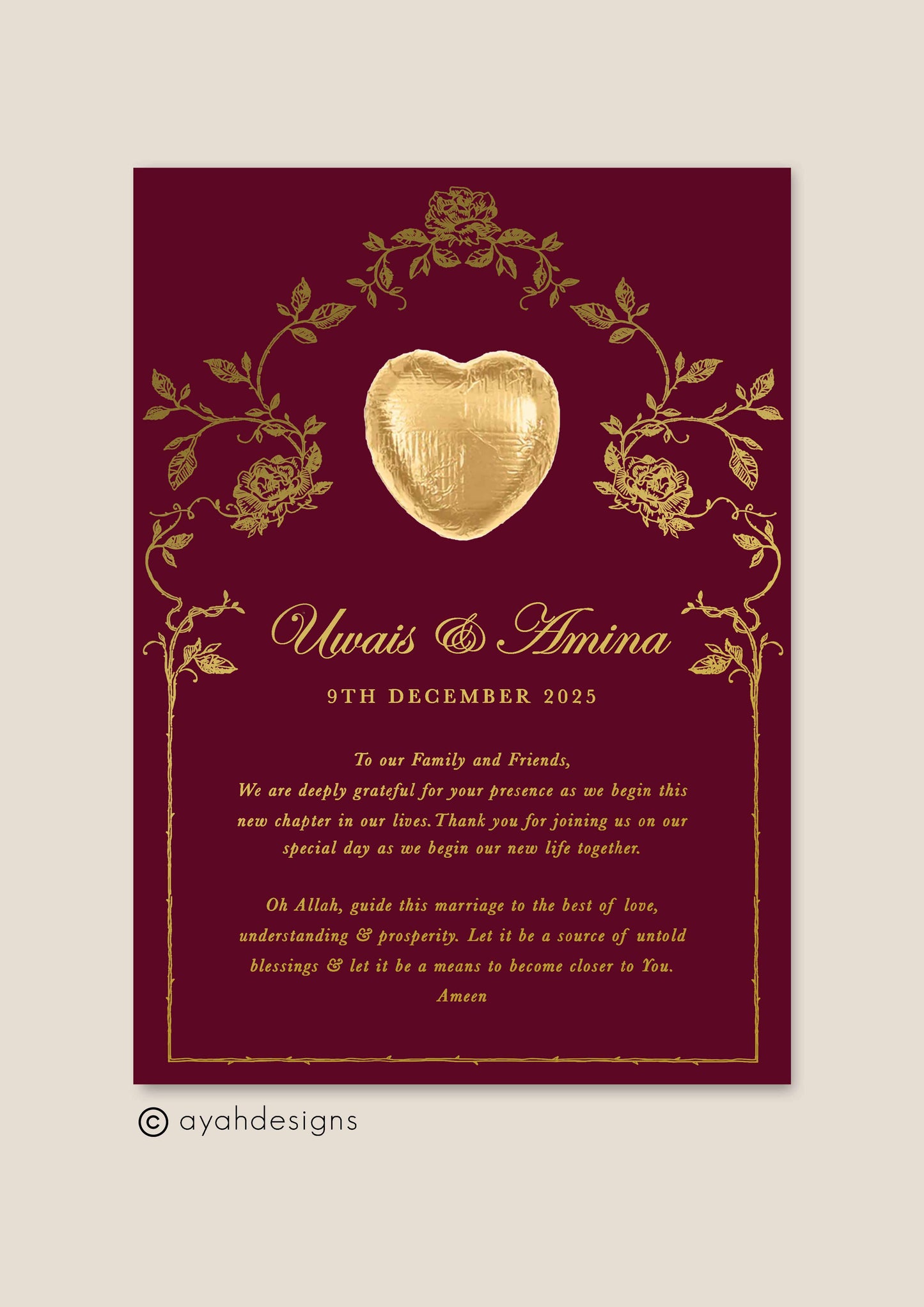 Wedding Favour - Noor