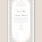 Personalised Luxury Large Nikkah Certificate - Mira (Pastel)