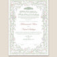 Personalised Luxury Nikkah Certificate - Farah (Pastel)