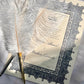 Personalised Luxury Nikkah Certificate - Afreen Blue