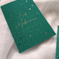 Luxury Teal Eid Cards - Foiled (Pack of 4)