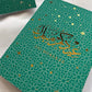 Luxury Teal Eid Cards - Foiled (Pack of 4)